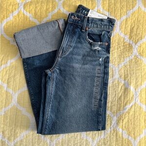 American Eagle Outfitters Women's High Rise Stovepipe Jeans
